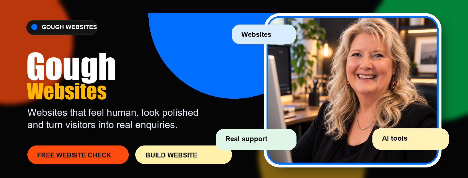 Gough Websites — websites, real support and AI tools. Visit goughwebai.com.