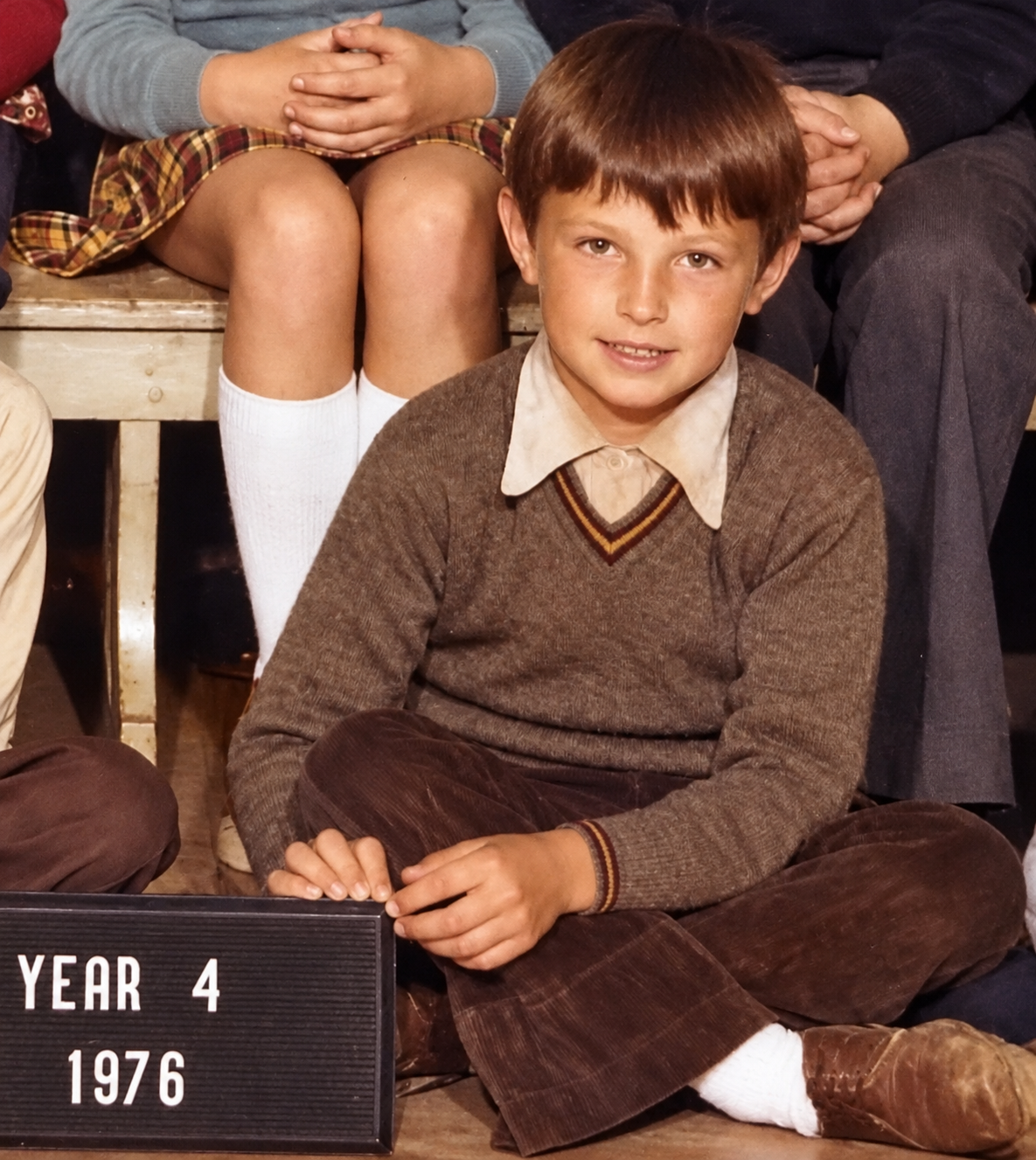 Peter in his Year 4 school photograph, 1976